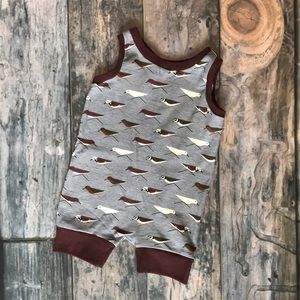 Organic cotton Sandpiper romper